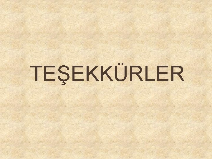 TEŞEKKÜRLER 