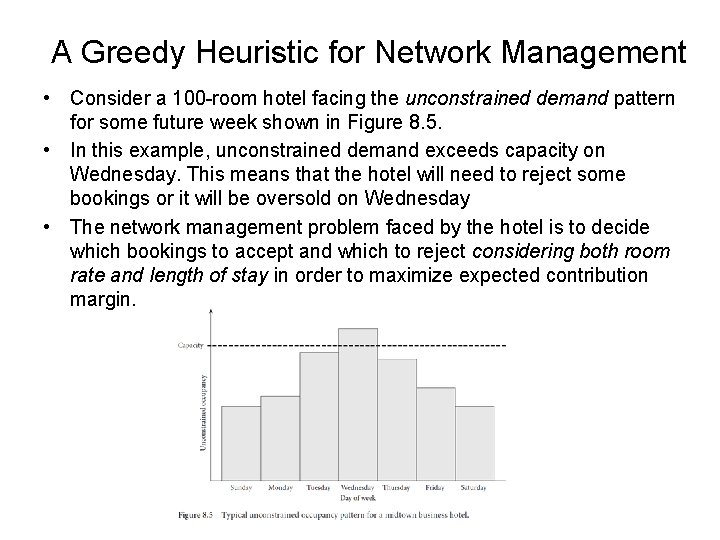 A Greedy Heuristic for Network Management • Consider a 100 -room hotel facing the