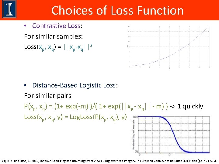 Choices of Loss Function • Contrastive Loss: For similar samples: Loss(xp, xq) = ||xp-xq||2