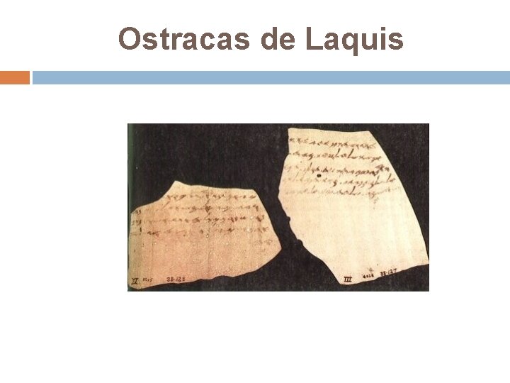 Ostracas de Laquis 