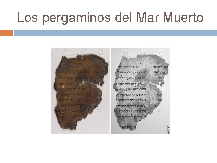 Los pergaminos del Mar Muerto 