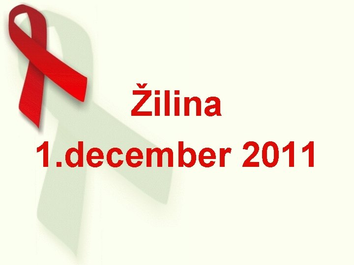 Žilina 1. december 2011 