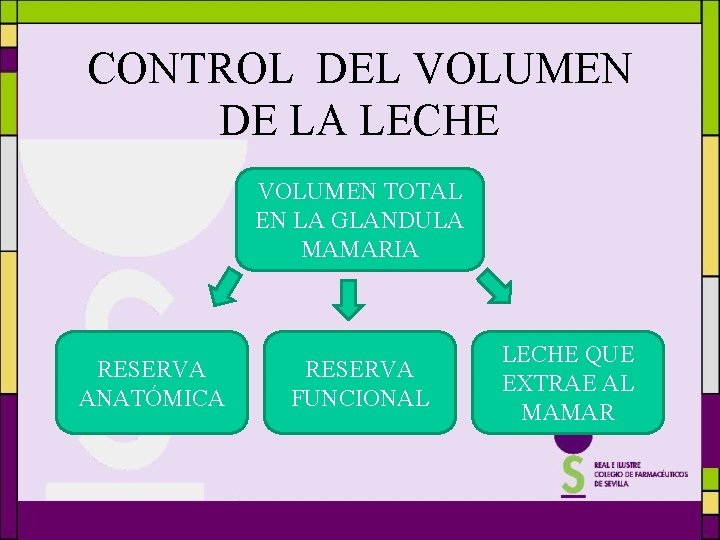 CONTROL DEL VOLUMEN DE LA LECHE VOLUMEN TOTAL EN LA GLANDULA MAMARIA RESERVA ANATÓMICA