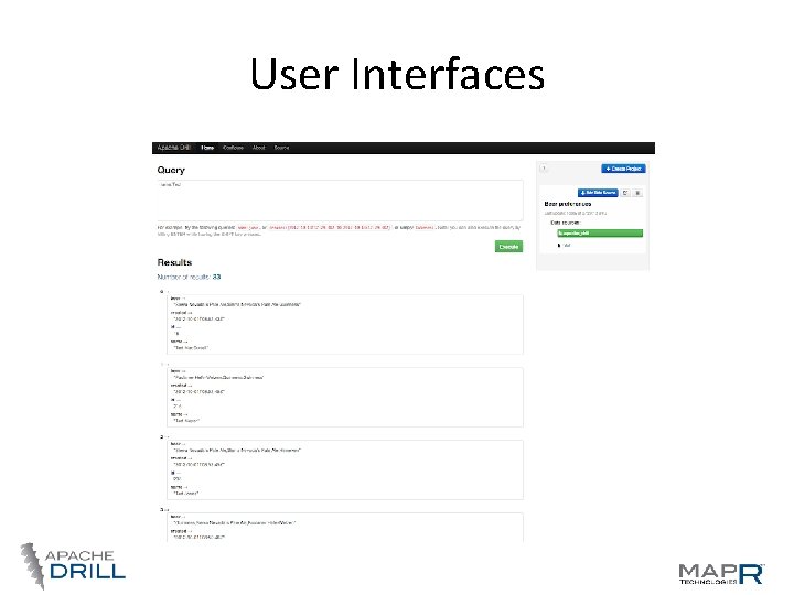 User Interfaces User Interfaces