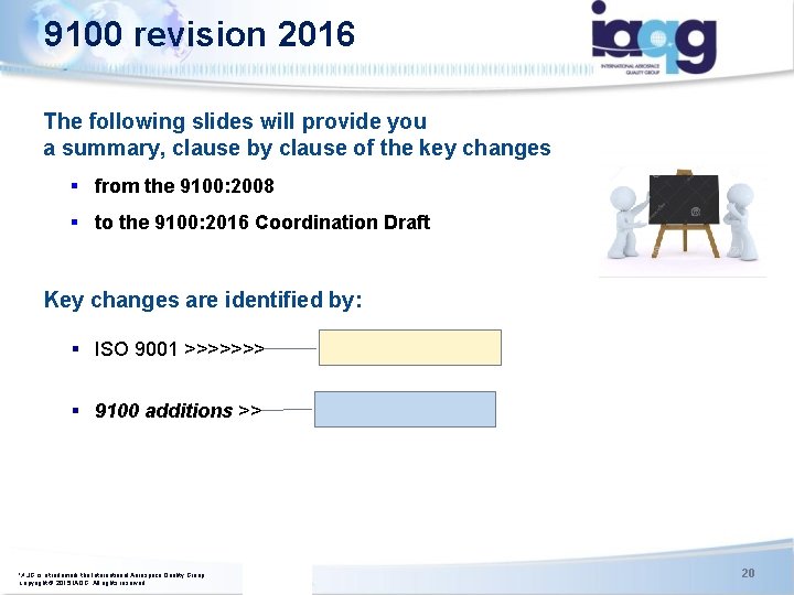 9100 revision 2016 The following slides will provide you a summary, clause by clause 9100 revision 2016 The following slides will provide you a summary, clause by clause