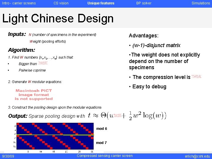 Intro - carrier screens CS vision Unique features BP solver Simulations Light Chinese Design Intro - carrier screens CS vision Unique features BP solver Simulations Light Chinese Design