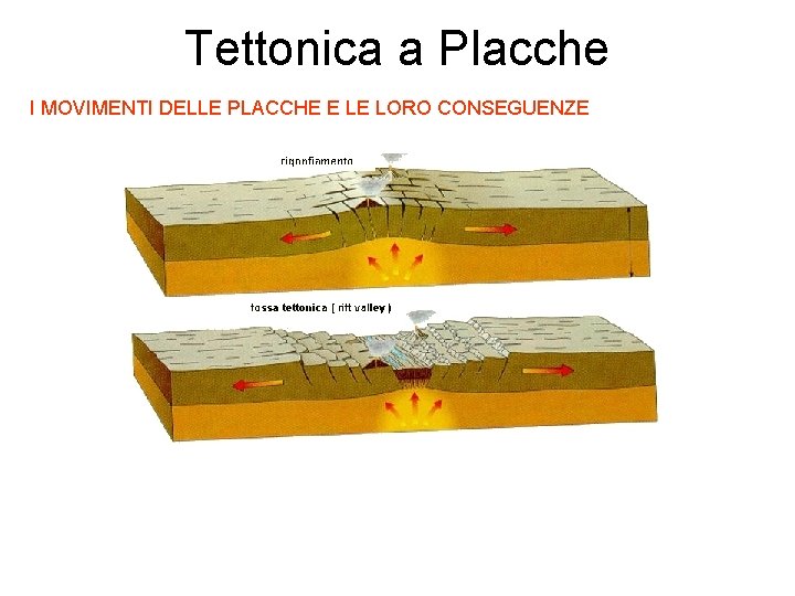 Tettonica a Placche I MOVIMENTI DELLE PLACCHE E LE LORO CONSEGUENZE 