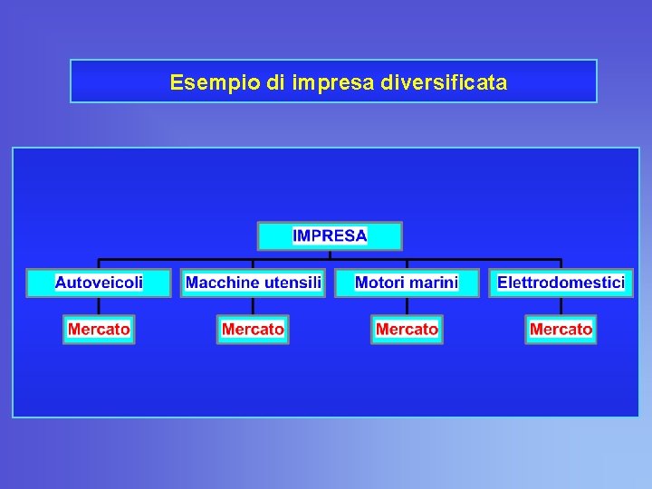 Esempio di impresa diversificata 