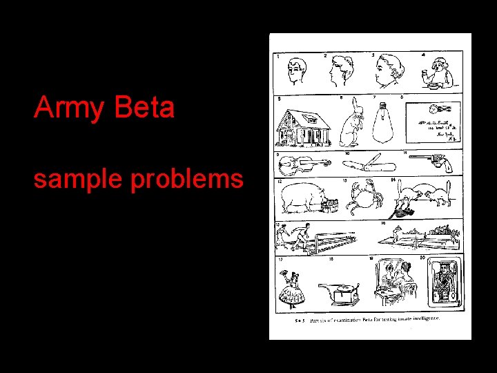 Army Beta sample problems Army Beta sample problems