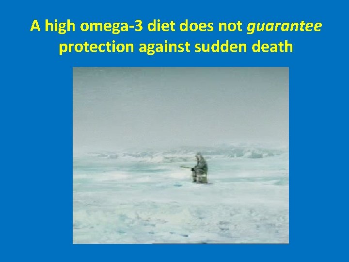 A high omega-3 diet does not guarantee protection against sudden death 