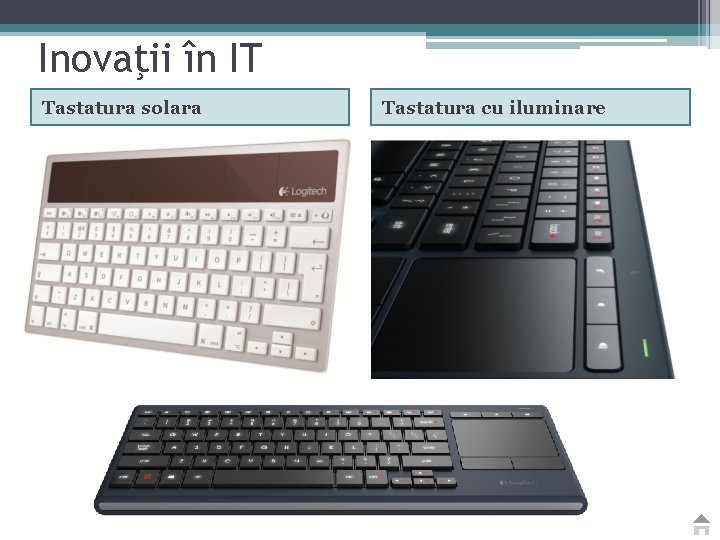 Inovaţii în IT Tastatura solara Tastatura cu iluminare 