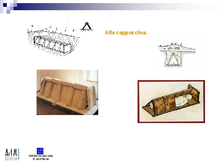 Alla cappuccina. UNI EN ISO 9001: 2000 N. 262/IT/04. 08 