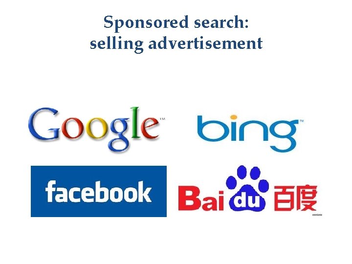 Sponsored search: selling advertisement 