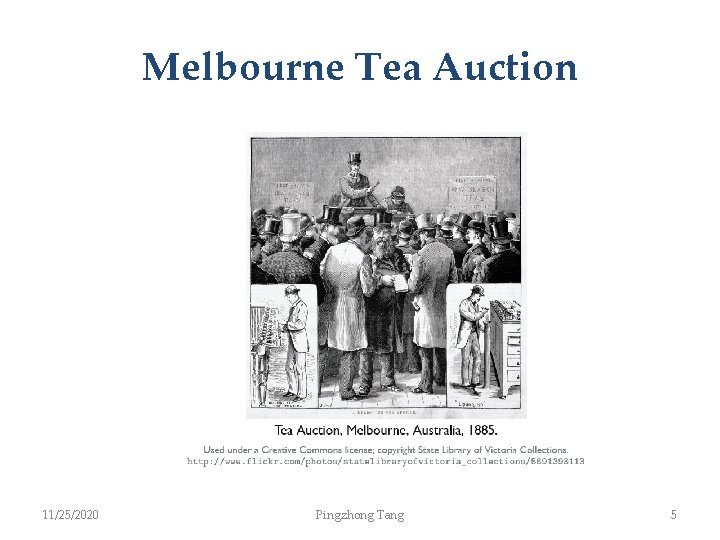 Melbourne Tea Auction 11/25/2020 Pingzhong Tang 5 