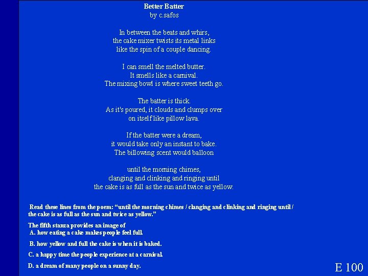 Better Batter by c. safos In between the beats and whirs, the cake mixer