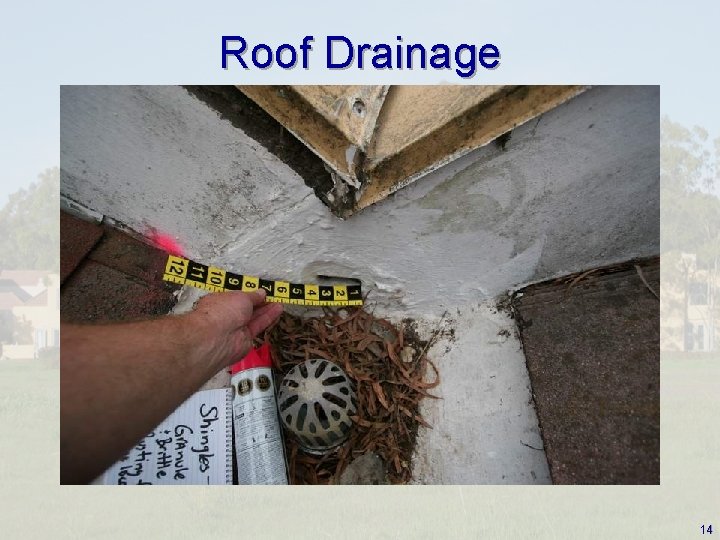 Roof Drainage 14 