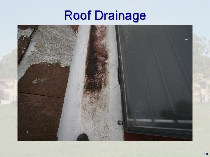 Roof Drainage 18 