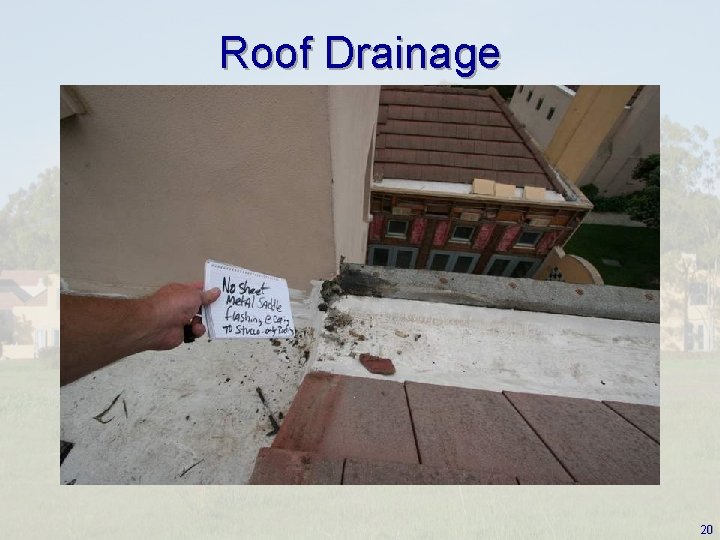 Roof Drainage 20 