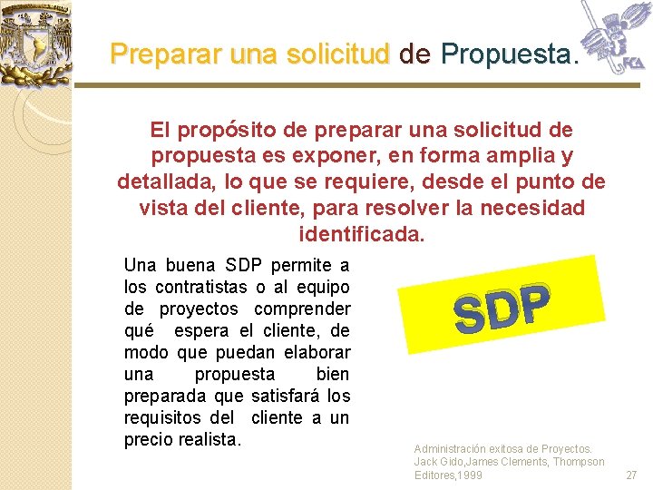 Preparar una solicitud de Propuesta. El propósito de preparar una solicitud de propuesta es Preparar una solicitud de Propuesta. El propósito de preparar una solicitud de propuesta es