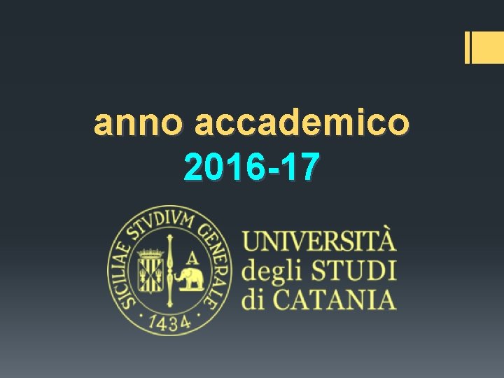 anno accademico 2016 -17 