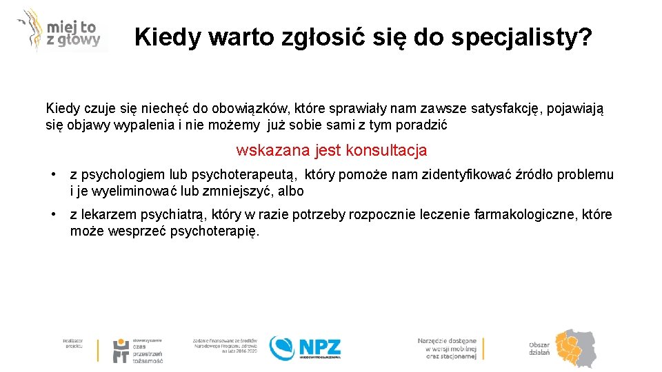 Kiedy warto zgłosić się do specjalisty? Kiedy czuje się niechęć do obowiązków, które sprawiały