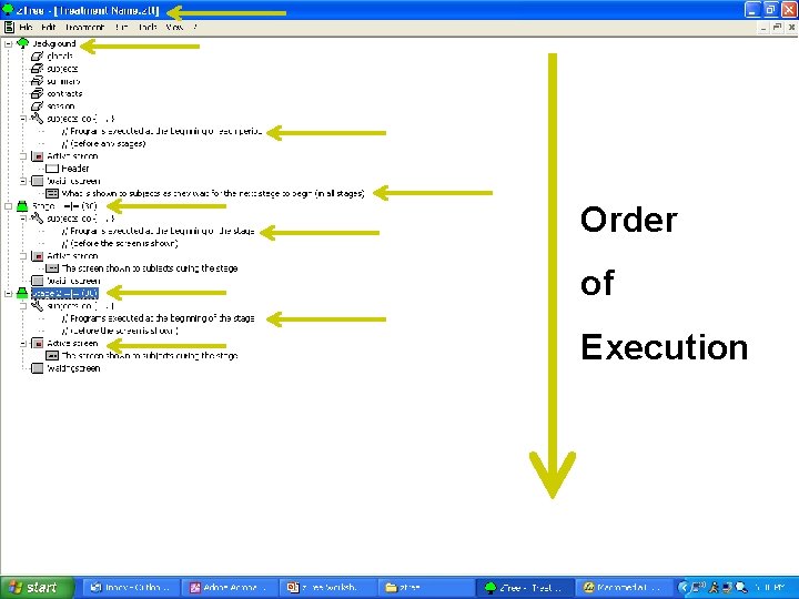 Order of Execution 