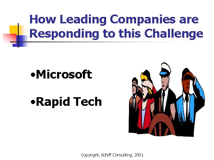 How Leading Companies are Responding to this Challenge § A m g e n