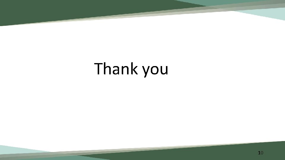 Thank you 10 