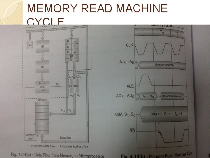 MEMORY READ MACHINE CYCLE MEMORY READ MACHINE CYCLE