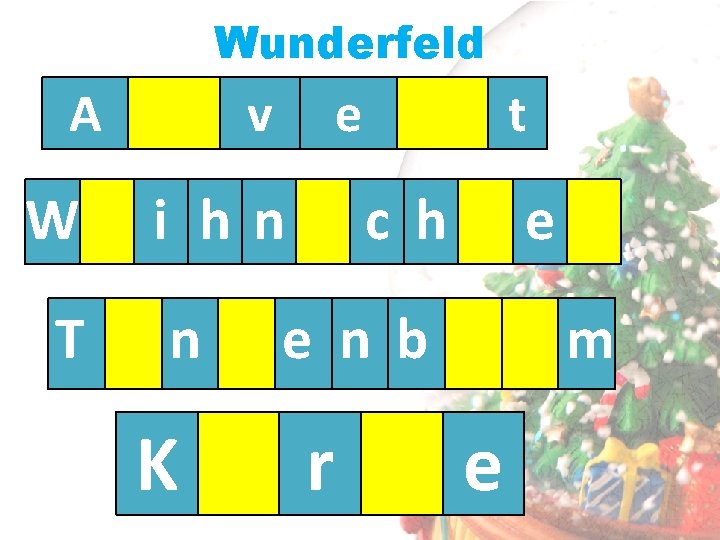 Wunderfeld A W T v e i hn n K t c h e