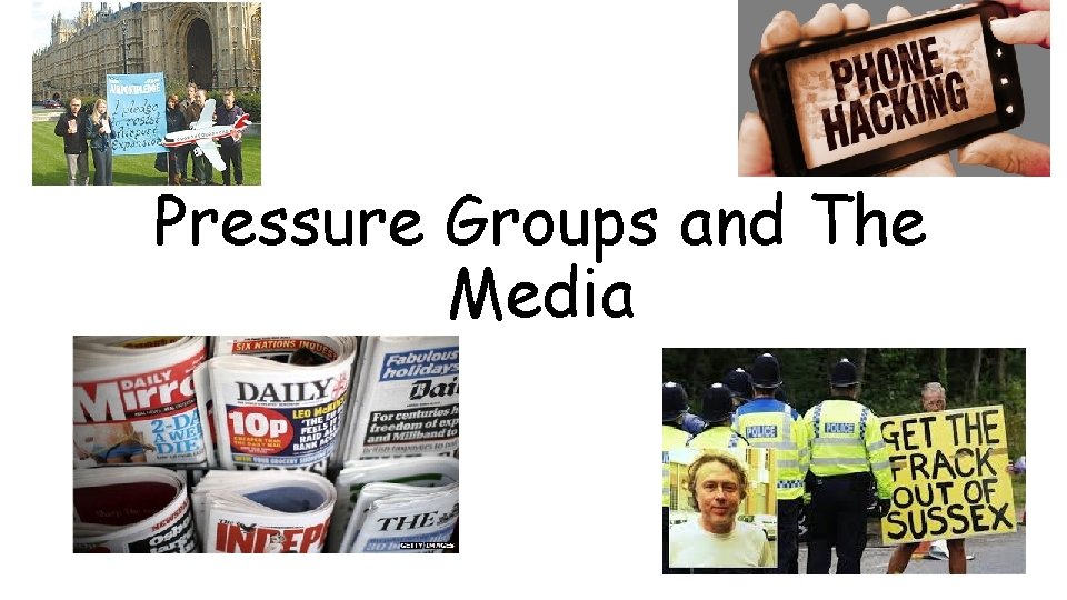 Pressure Groups and The Media 