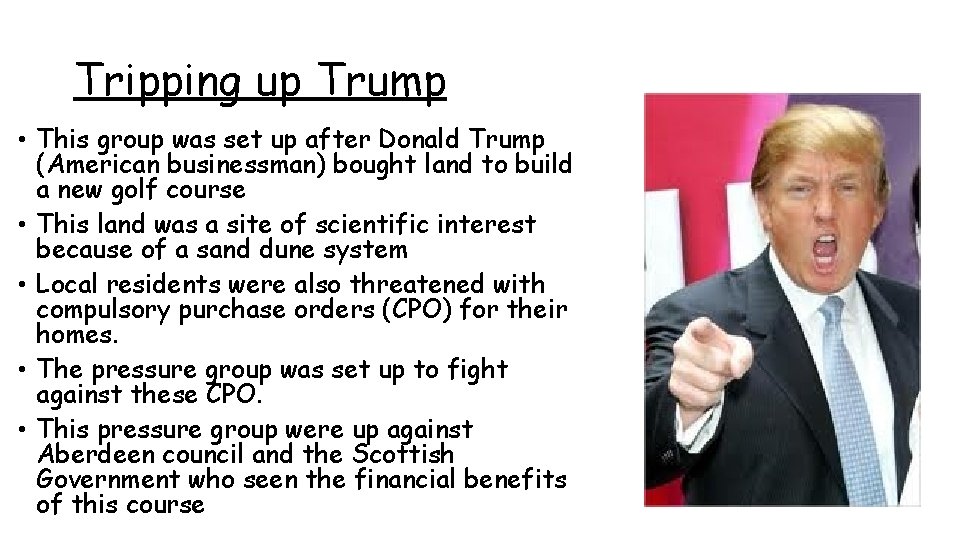 Tripping up Trump • This group was set up after Donald Trump (American businessman)