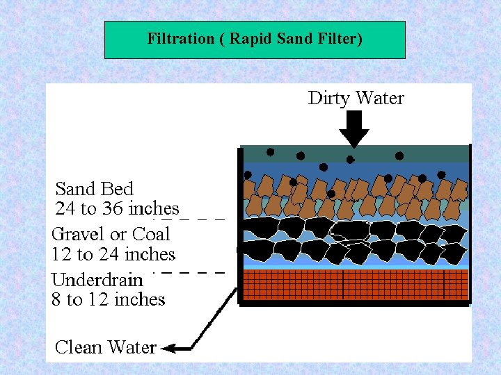 Filtration ( Rapid Sand Filter) 