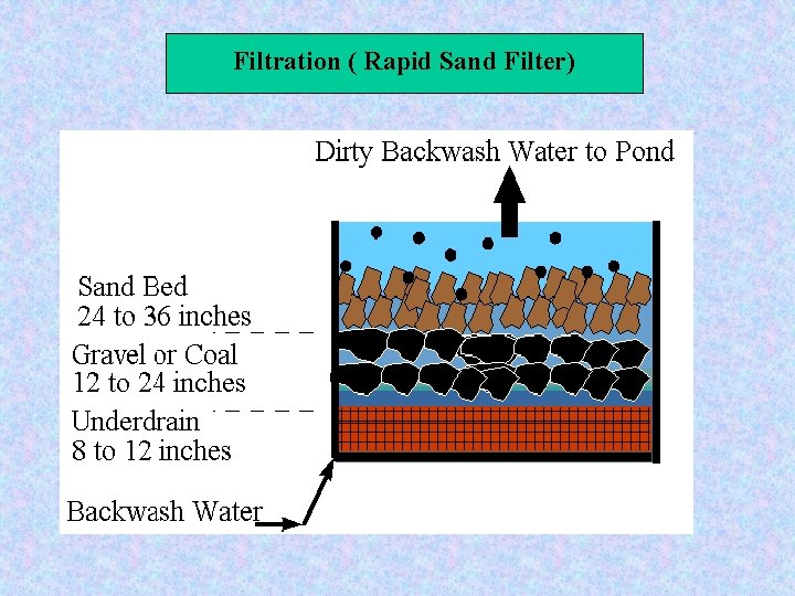 Filtration ( Rapid Sand Filter) 