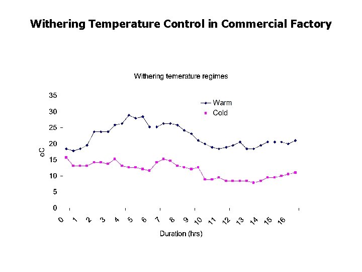 Withering Temperature Control in Commercial Factory Withering Temperature Control in Commercial Factory