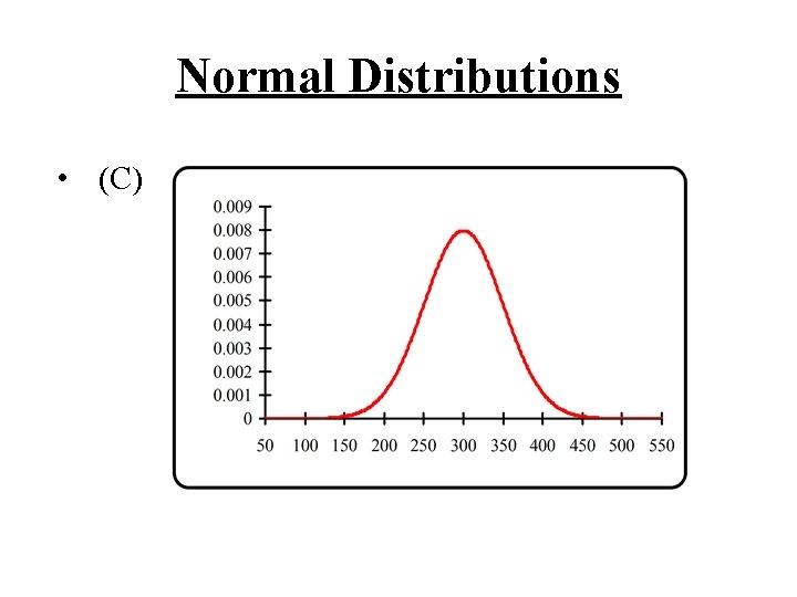 Normal Distributions • (C) 