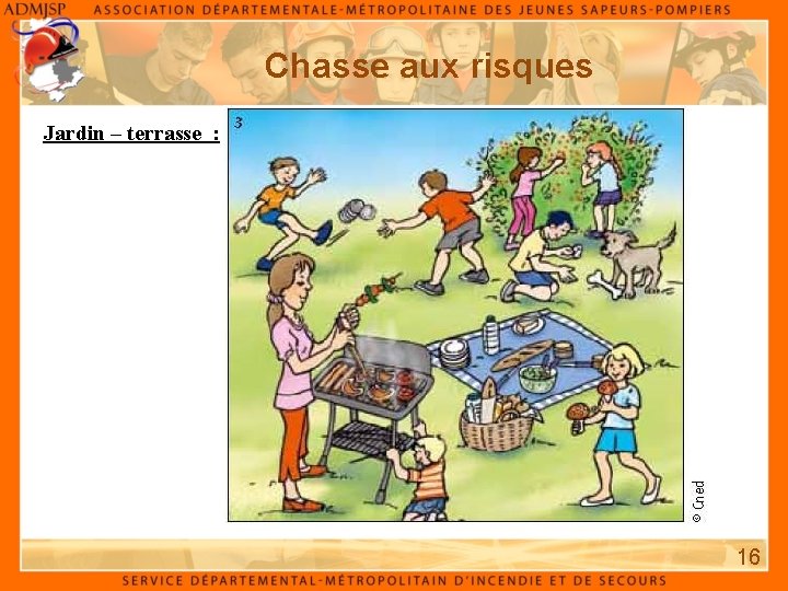 Chasse aux risques Jardin – terrasse : 16 