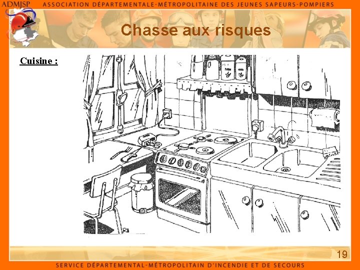 Chasse aux risques Cuisine : 19 