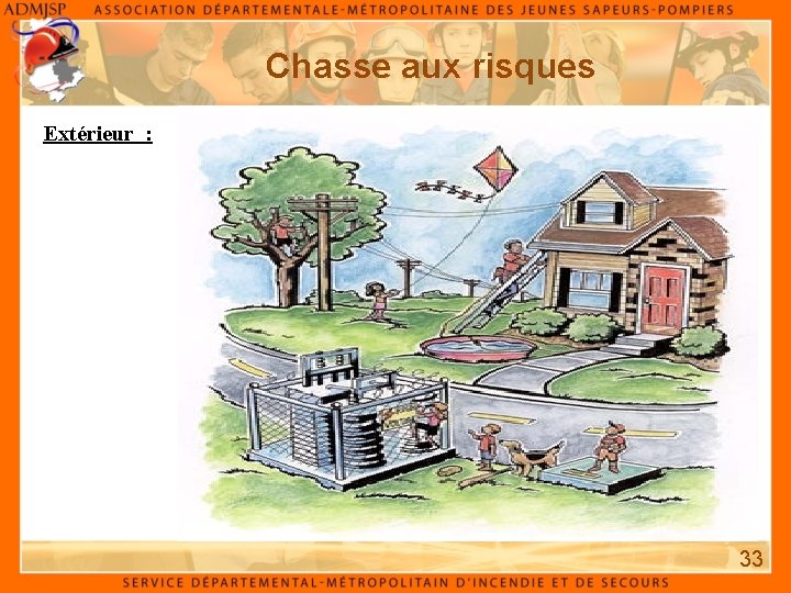 Chasse aux risques Extérieur : 33 