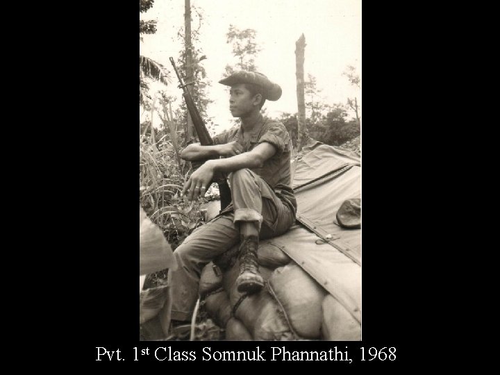 Pvt. 1 st Class Somnuk Phannathi, 1968 