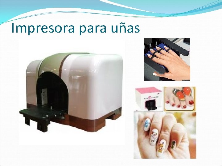 Impresora para uñas 