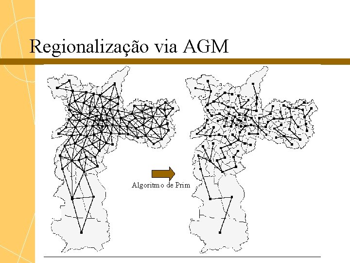 Regionalização via AGM Algoritmo de Prim 