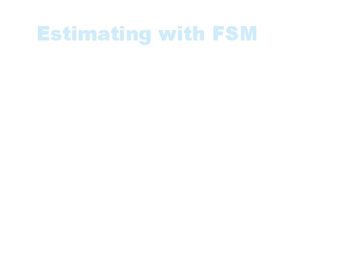 Estimating with FSM • Cost effectivness: • Size of Software System / Project Cost