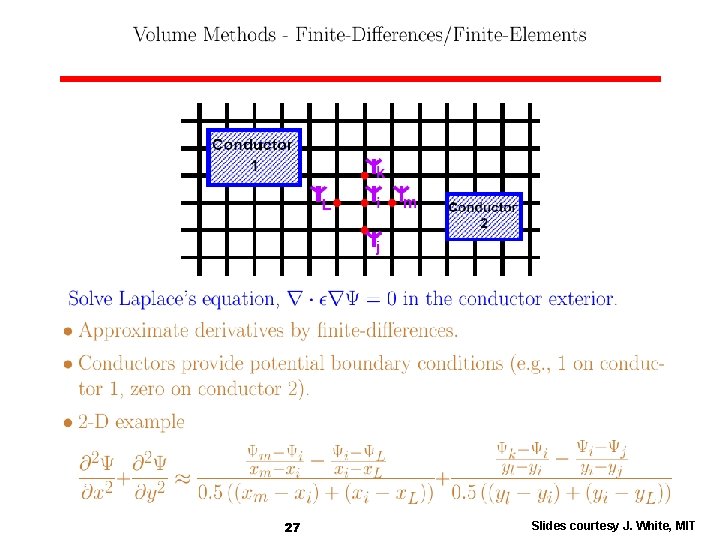 27 Slides courtesy J. White, MIT 