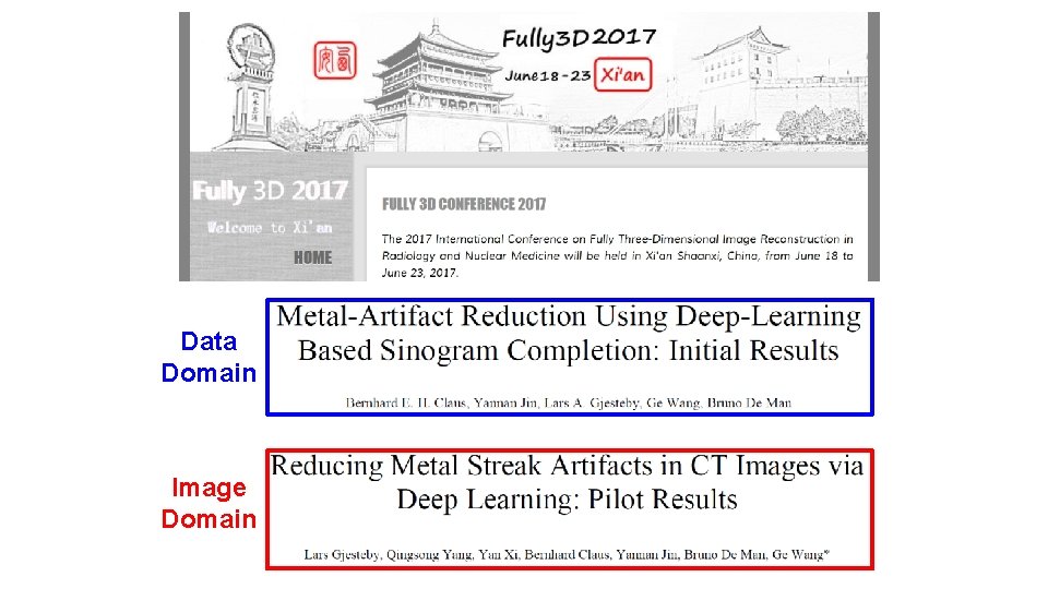 Data Domain Image Domain 