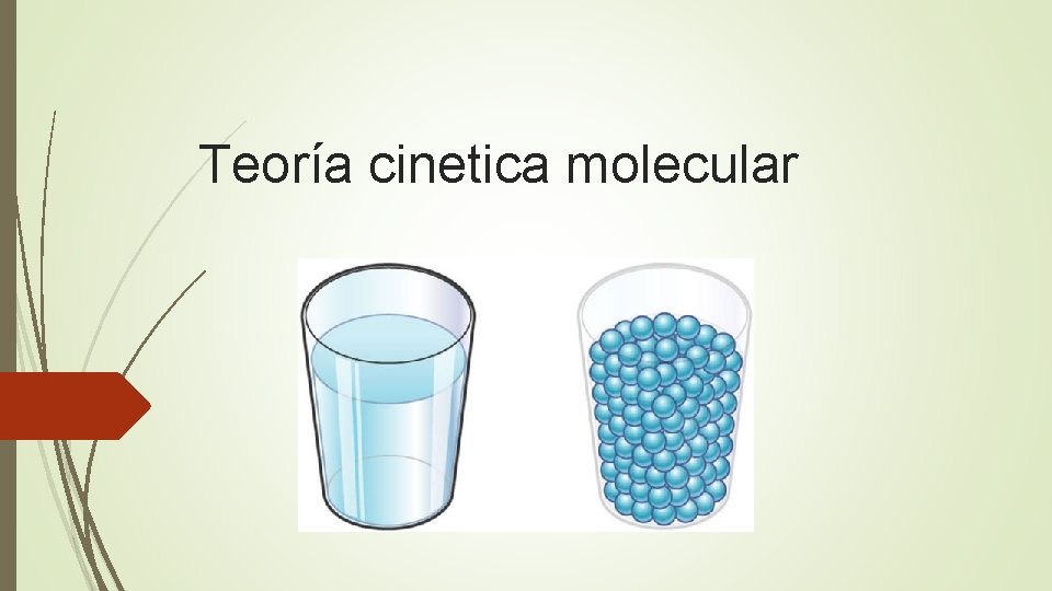 Teoría cinetica molecular 