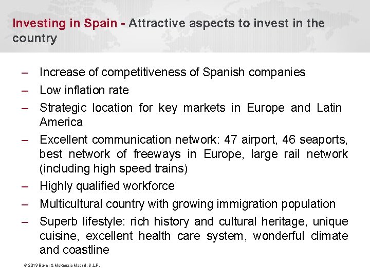 Investing in Spain - Attractive aspects to invest in the country – Increase of