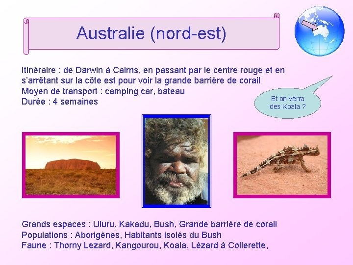 Australie (nord-est) Itinéraire : de Darwin à Cairns, en passant par le centre rouge