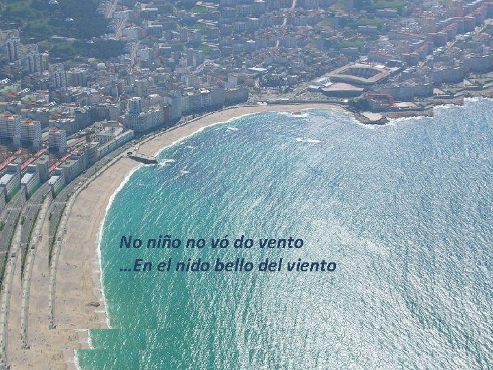 No niño no vó do vento …En el nido bello del viento No niño no vó do vento …En el nido bello del viento
