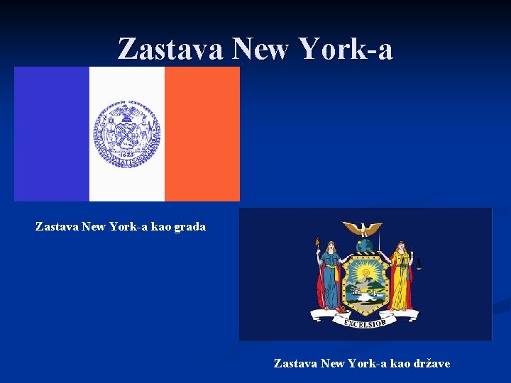 Zastava New York-a kao grada Zastava New York-a kao države Zastava New York-a kao grada Zastava New York-a kao države